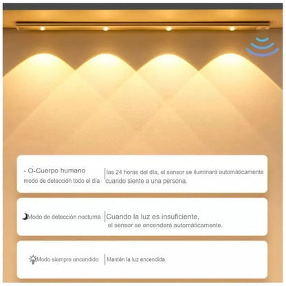 PROMO 3X1 | Barra LED Recargable Con Sensor de Movimiento