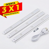 PROMO 3X1 | Barra LED Recargable Con Sensor de Movimiento
